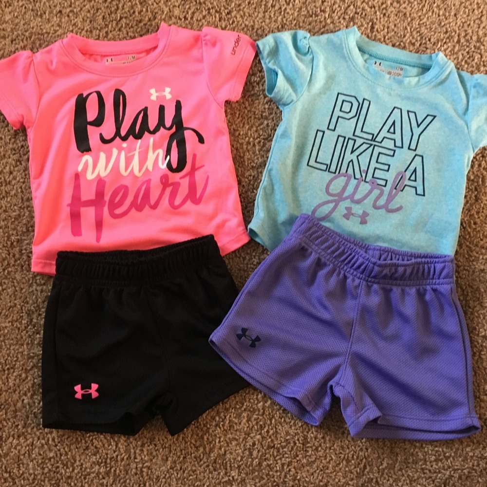Pair of 12month UA outfits